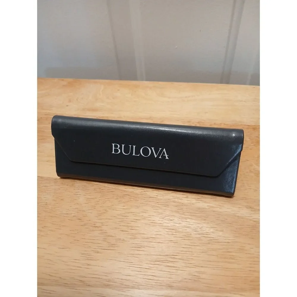 Bulova black triangular